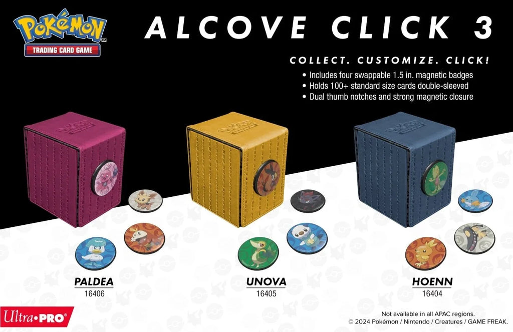 Ultra Pro Pokemon - Alcove Click Deckbox: Unova Region