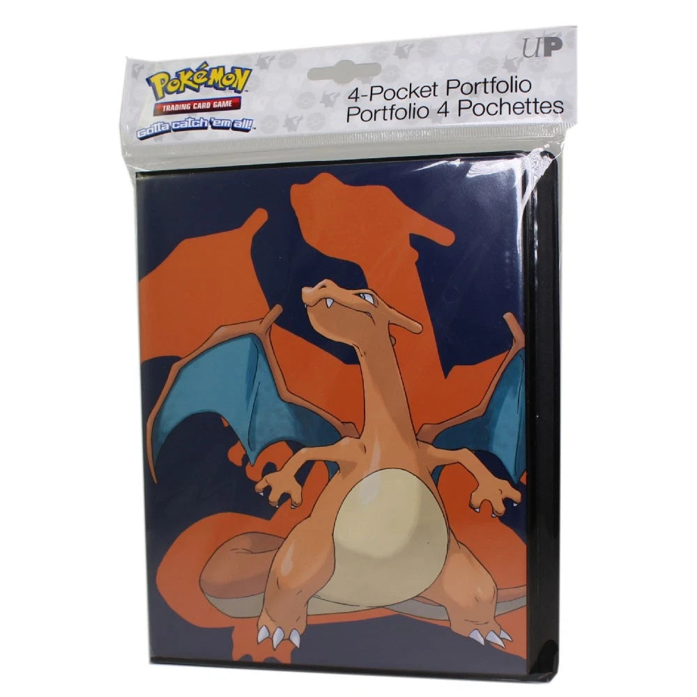 Ultra Pro Pokémon TCG - Portfolioalbum met 4 vakken - Charizard (geschikt voor 80 kaarten)