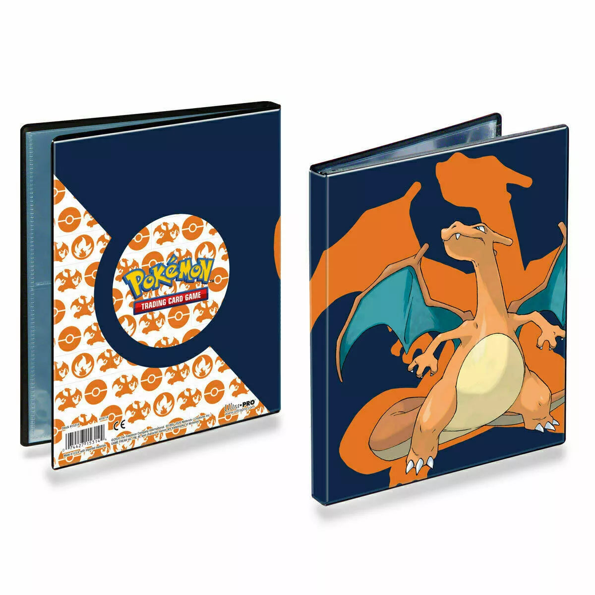 Ultra Pro Pokémon TCG - Portfolioalbum met 4 vakken - Charizard (geschikt voor 80 kaarten)